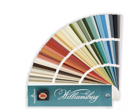 Get the Benjamin Moore Fan Deck to see the latest colors.