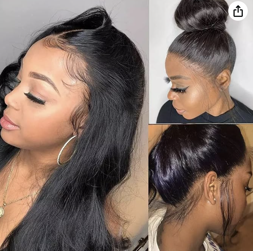 Brazilian Virgin With Baby Hair 150% (16 inch)