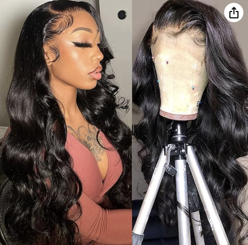 Human Hair Lace Front Wigs Transparent Glueless Brazilian Virgin Human Hair