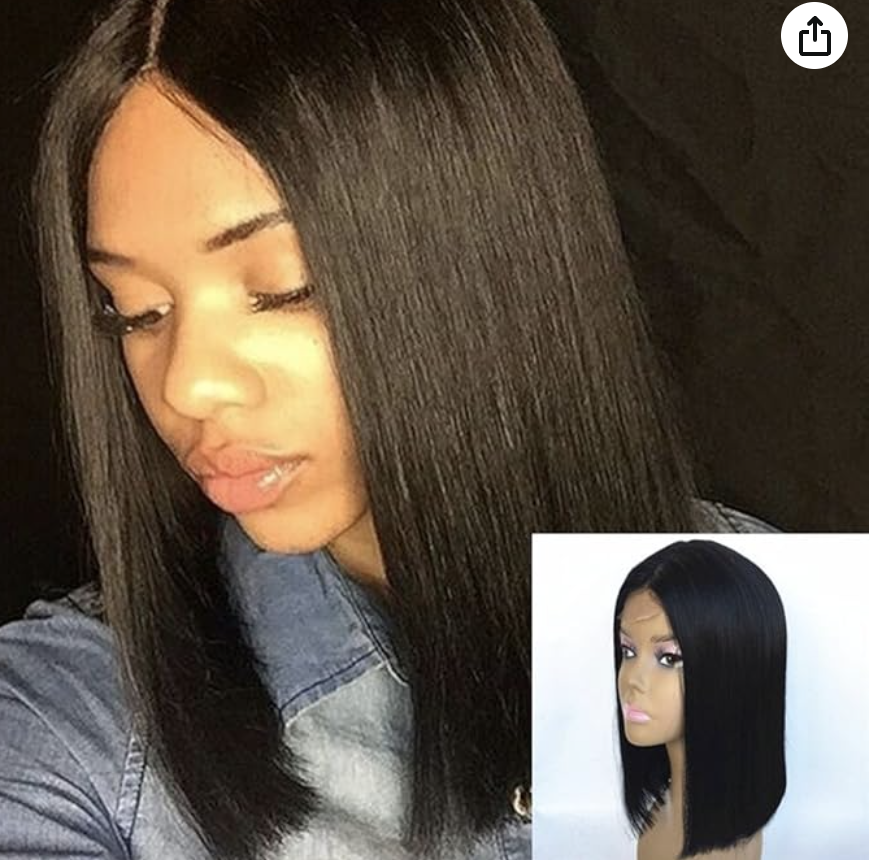 JYL Hair Brazilian Virgin Straight Shoulder Length Short Bob