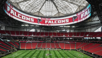 Mercedes Benz Stadium in Atlanta, Georgia.