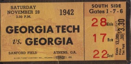 Georgia Tech vs. Georgia 1942 football