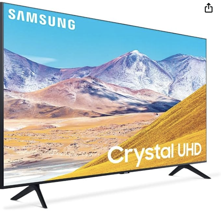 SAMSUNG 55-Inch Class Crystal UHD TU-8000 Series - 4K UHD HDR Smart TV with Alexa Built-in