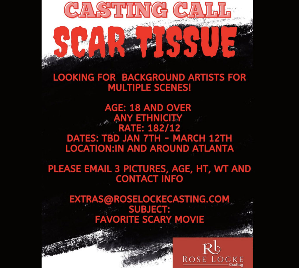 Horror casting in Atlanta.