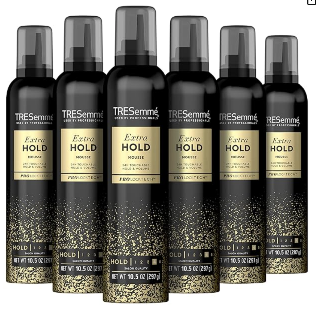 2. TRESemmé Hair Mousse Extra Hold 