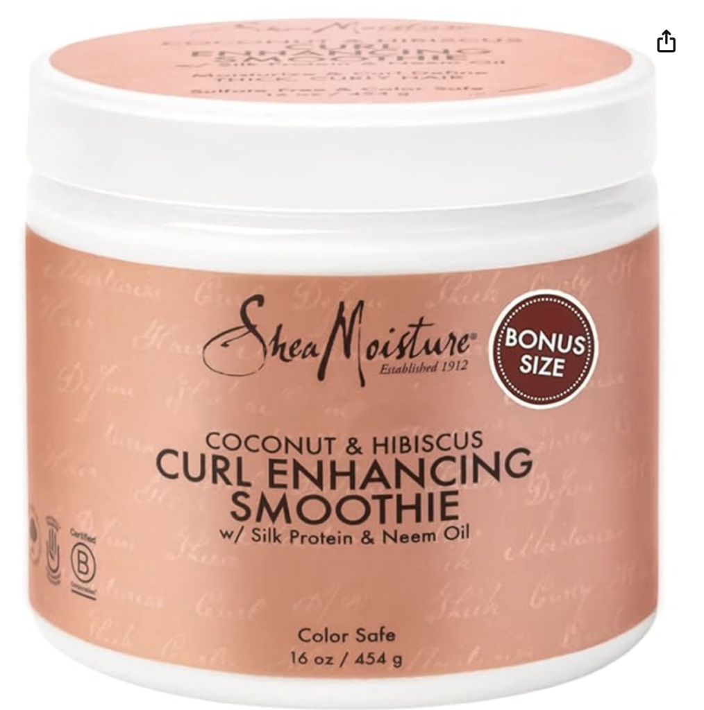 8. Shea Moisture Coconut Hibiscus Curl Enhancing Smoothie