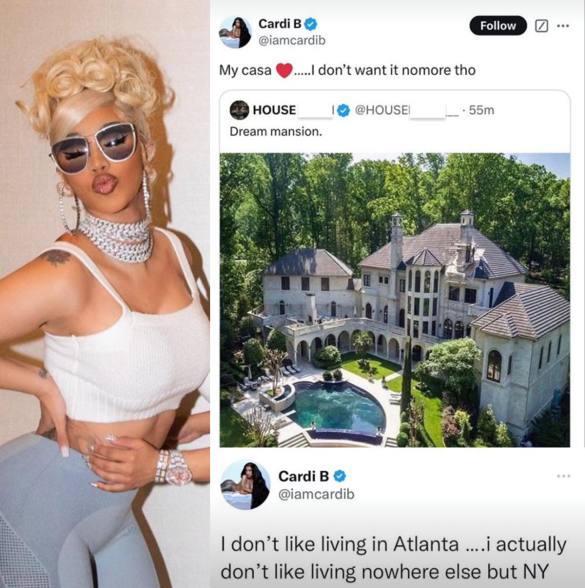 Cardi B Atlanta mansion