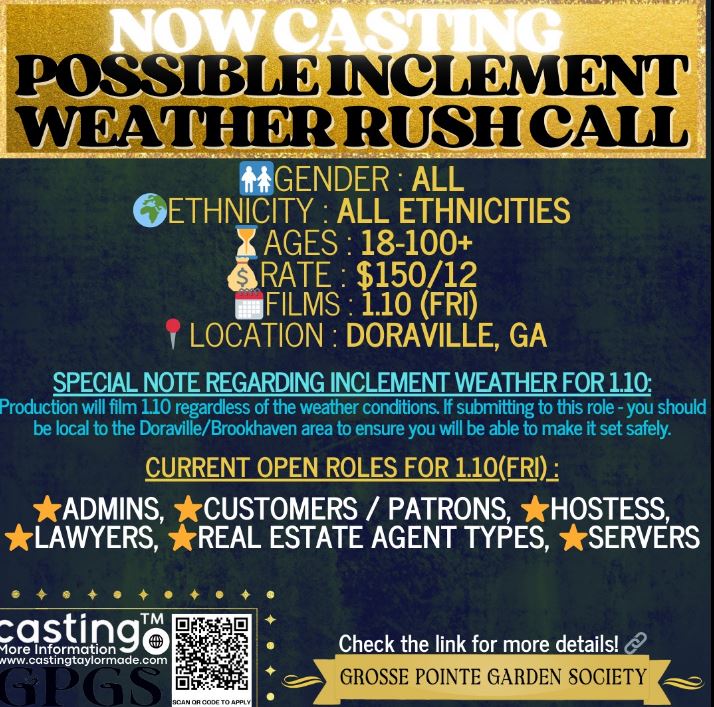 Possible Weather: Atlanta Casting