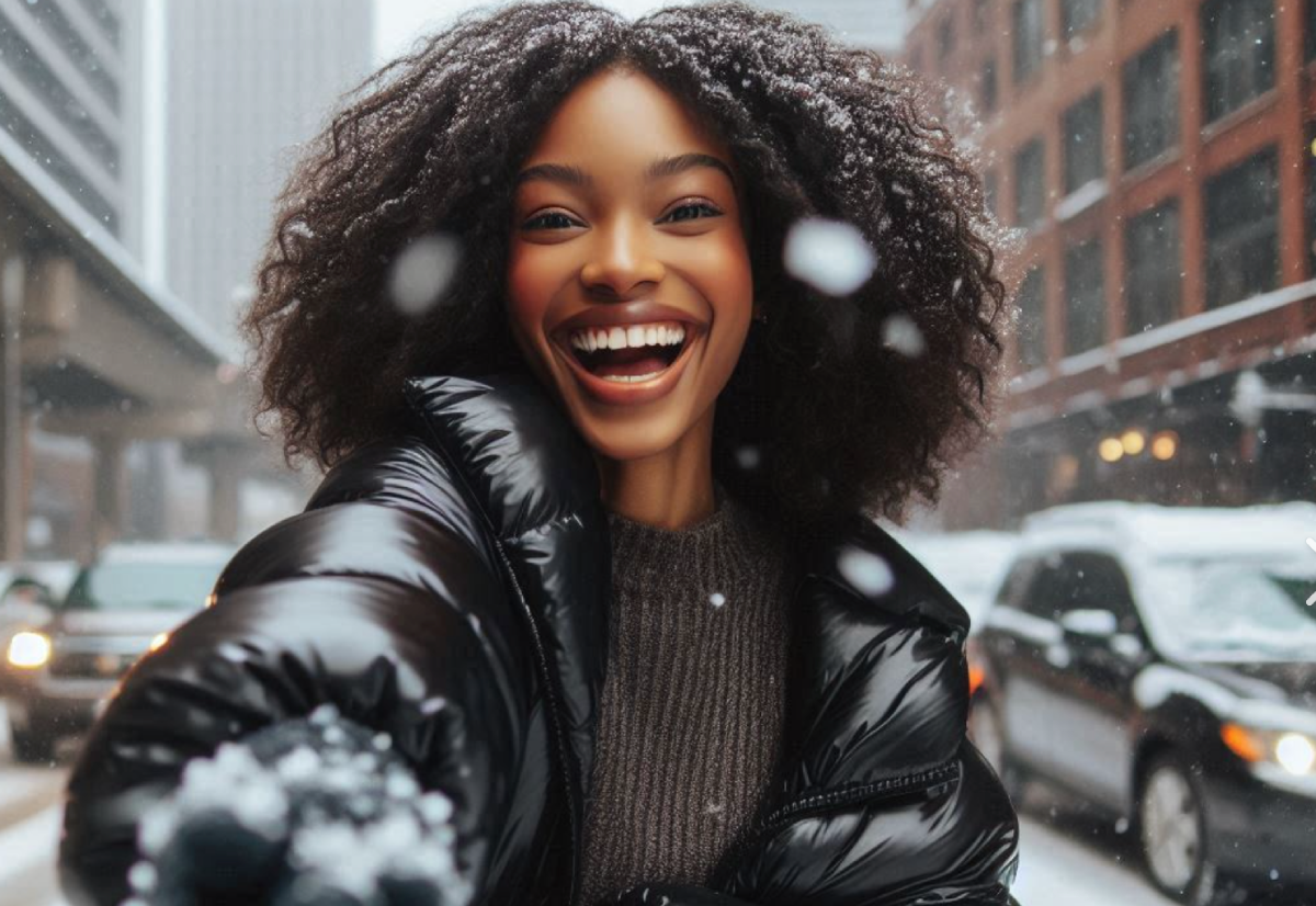 snow day in Atlanta, Georgia