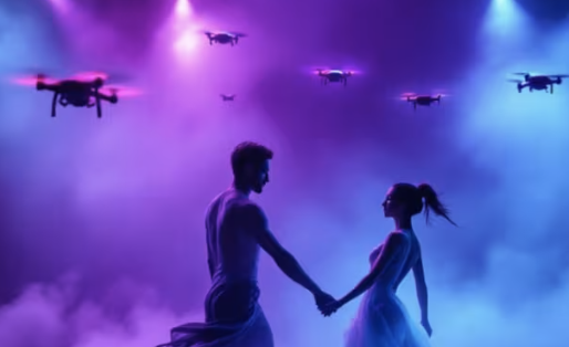 The Drone Saga: An Immersive Indoor Drone & Dance Show