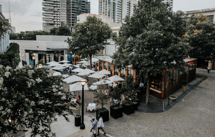 Stroll Through the Buckhead Village Green