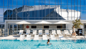 Signia HIlton Hotel opens pool in Atlanta.