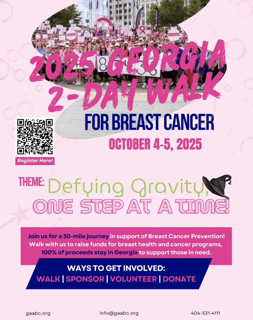 The Georgia Alliance for Breast Cancer 2-Day Walk: What To Know