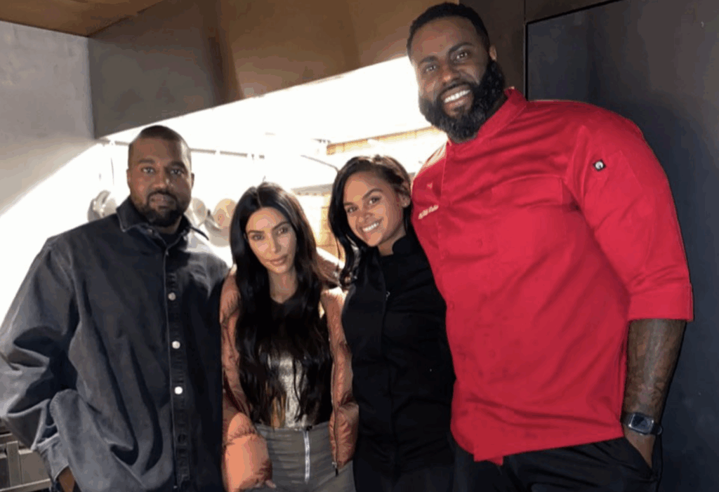  Chef Willie Wallace with Kanye West, Kim Kardashian and more.