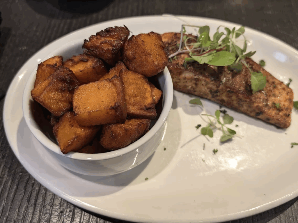 Catch 12 has the best salmon in Atlanta.