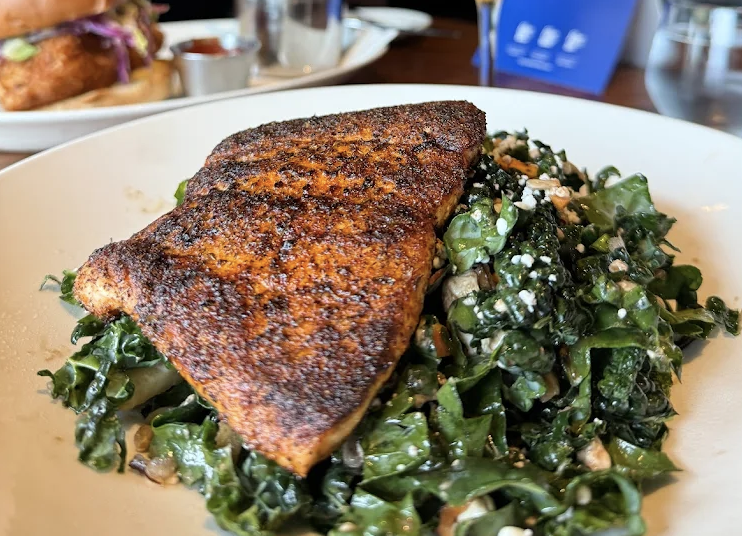 Ray's on the River has the best salmon in Atlanta.