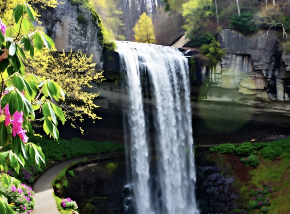 Helen and Anna Ruby Falls