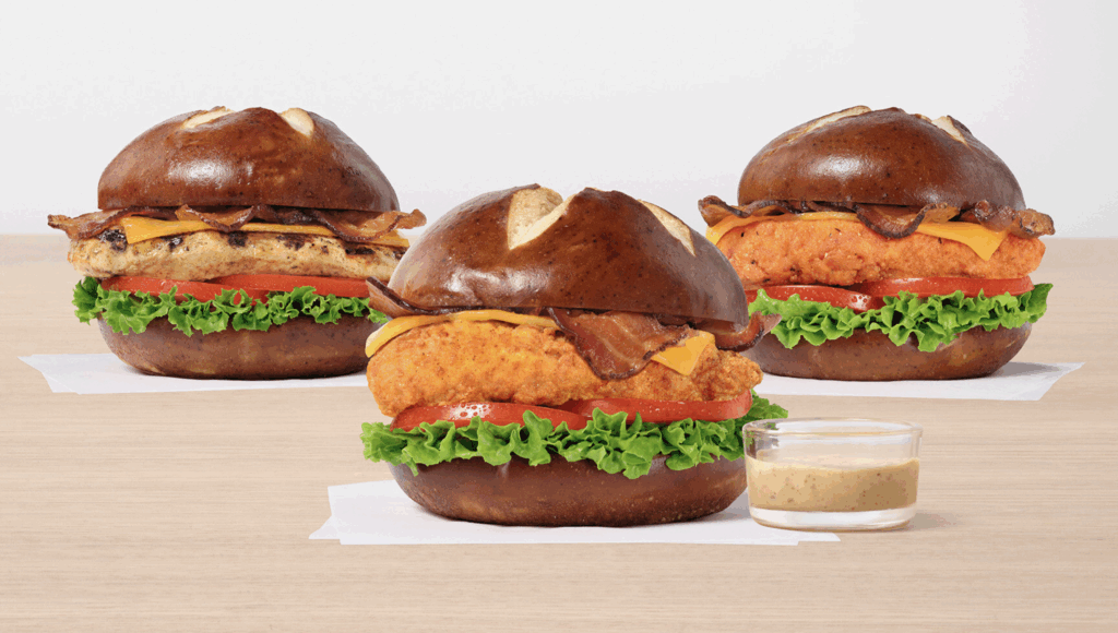 Chick-fil-A Pretzel Cheddar Sandwich