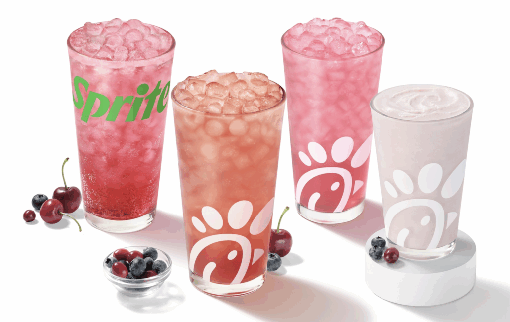 What's On Chick-fil-A's New Fall Menu? Berry drinks from Sprite