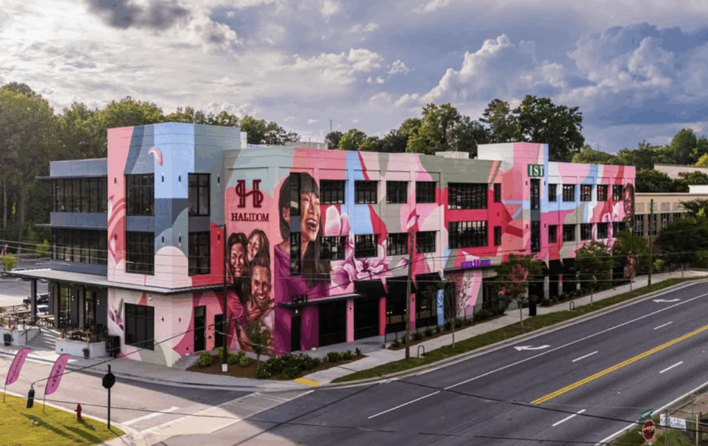 Halidom mural on Atlanta's Eastside.