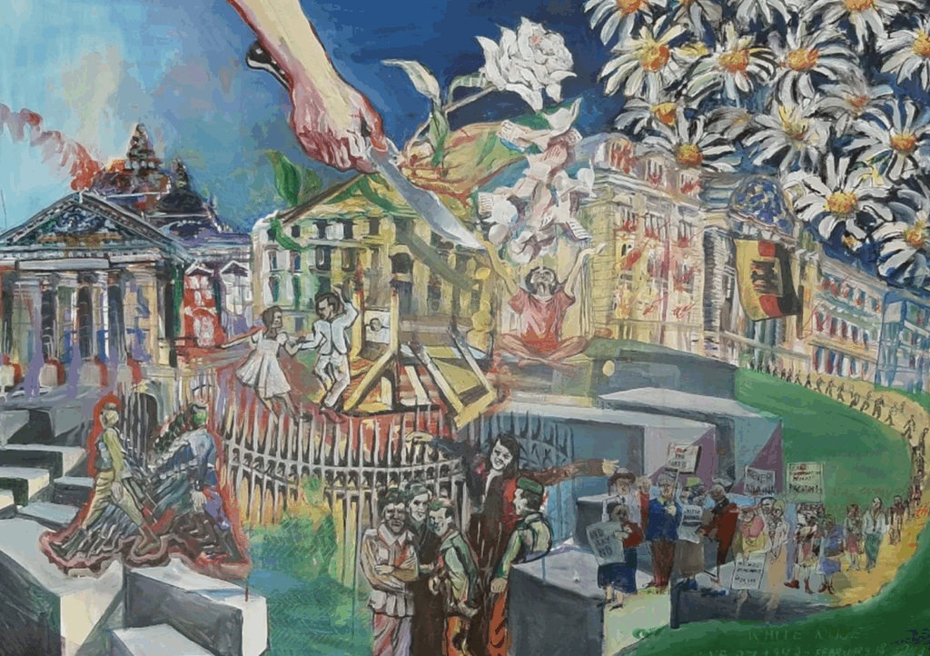 Sophie Scholl mural in Atlanta.