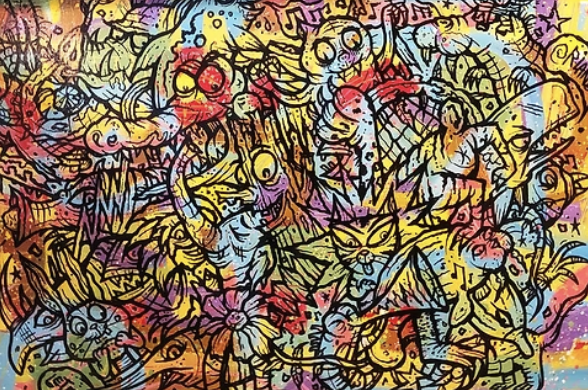 “Pray for ATL” by R. Land (Near Euclid and Washita Aves)