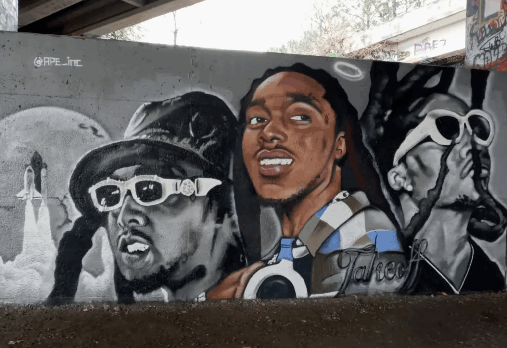 Takeoff Mural (Eastside Trail, near Historic Fourth Ward Skatepark)