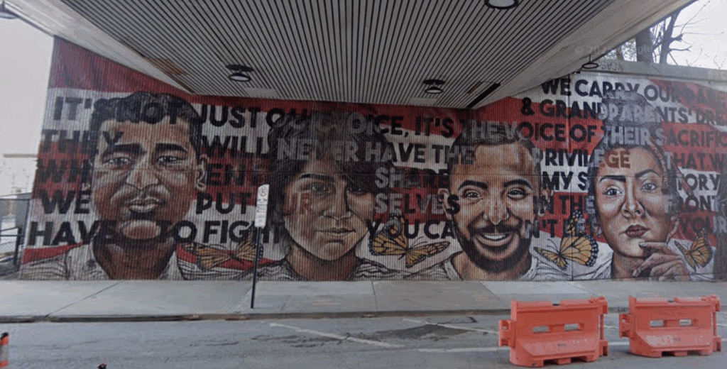 mural at 170 Piedmont Ave SW Atlanta.