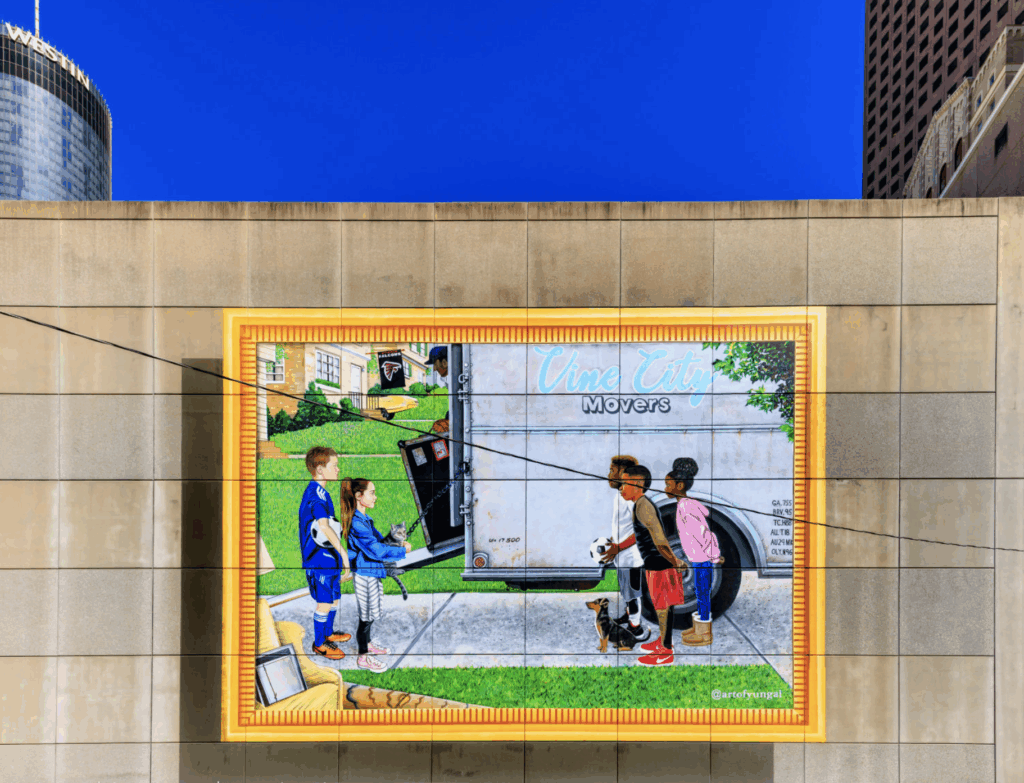 “New Kids on the Block” (Luckie St and Forsyth St)