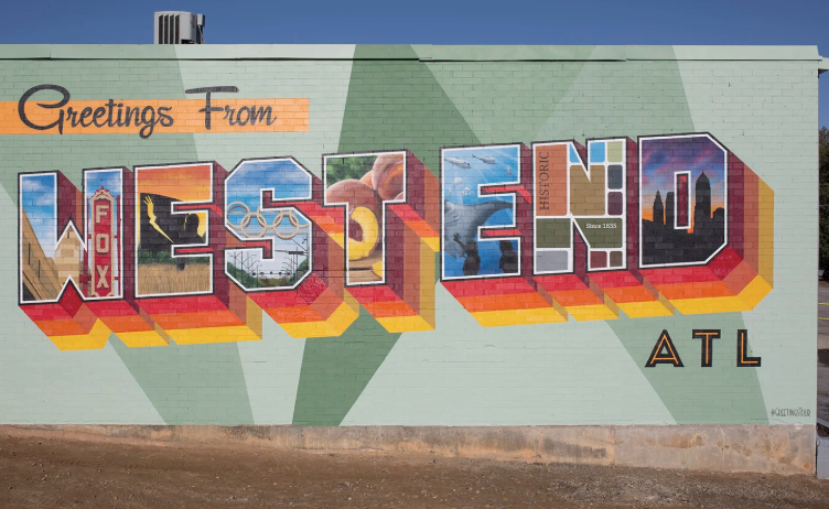 Greetings Tour Mural (1010 White Street SW)