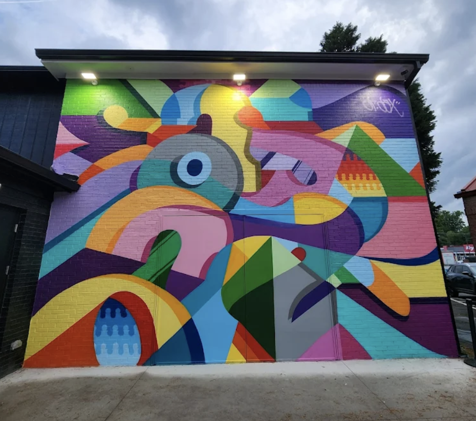 ABV Art Yard Murals in Atlanta