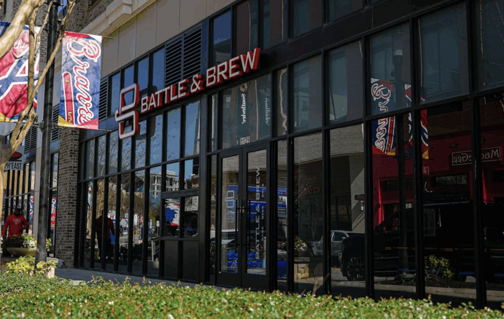 Battle & Brew has food specials at The Battery Atlanta.