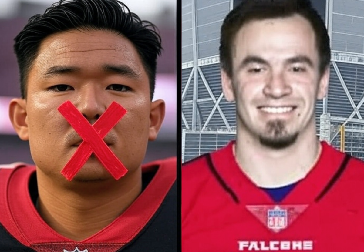 Younghoe Koo kicker and Parker Romo in Atlanta Falcons.