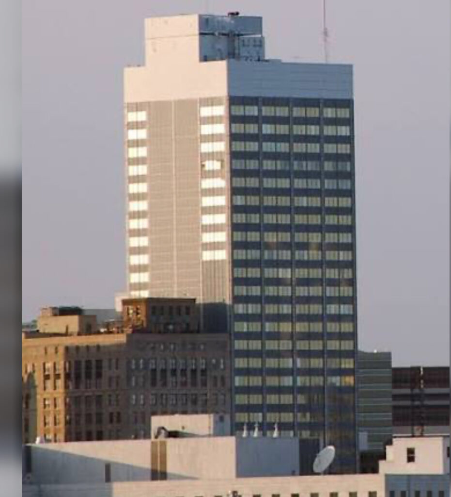 28-story One Park Tower in Atlanta.
