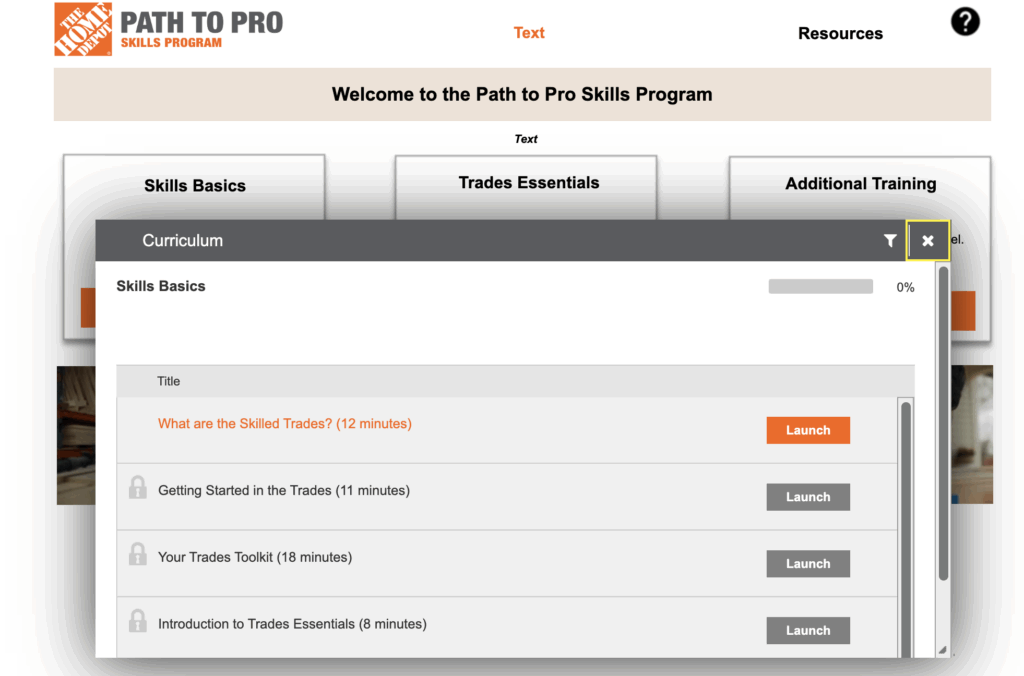 Path to Pro profile questions