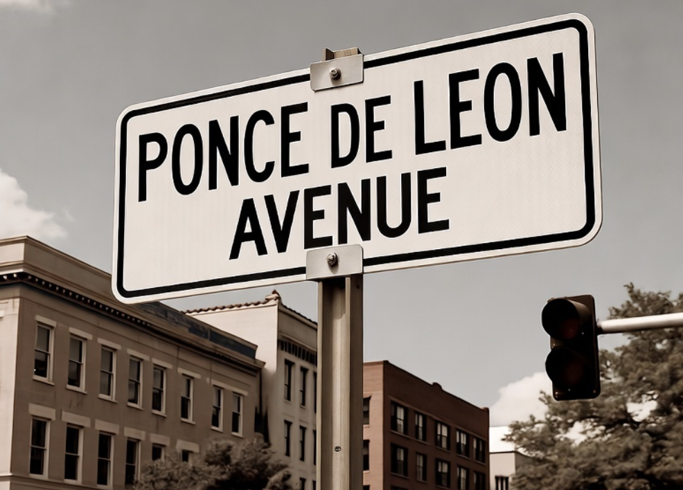 Street Names Changed at Ponce de Leon to Separate White and Black Neighborhoods.
