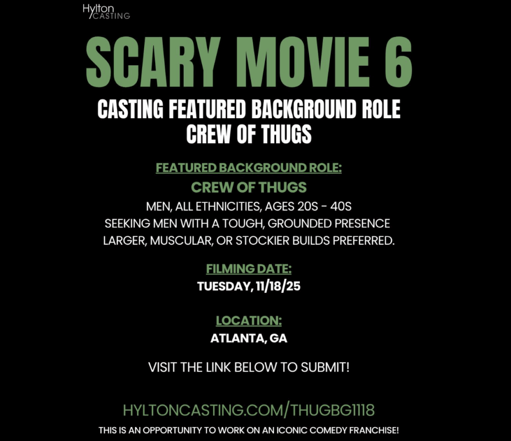 Atlanta Casting: Scary Movie