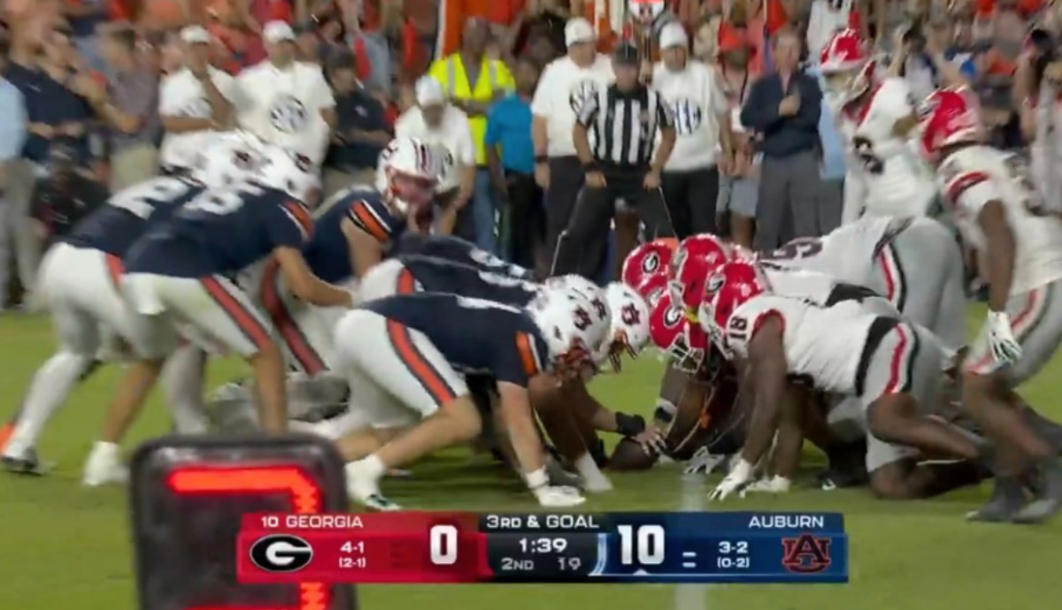 UGA vs. Auburn score 2025