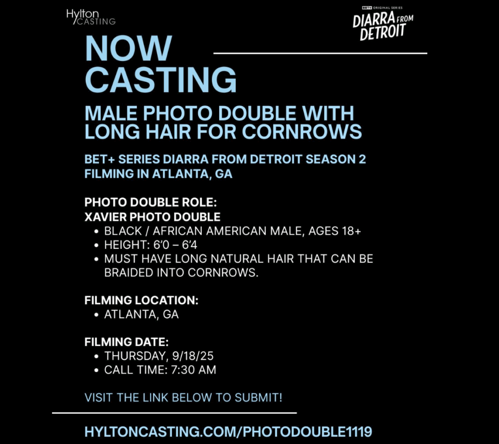 Now Casting in Atlanta: Diarra From Detroit
