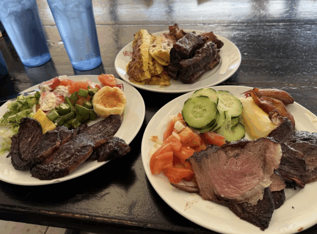 Rio Steakhouse & Bakery has the best Brazliian BBQ in Atlanta.