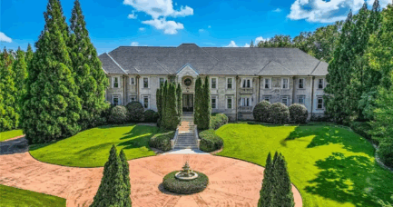 Tyler Perry former mansion on Cedar Grove Road in Fairburn, Georgia
