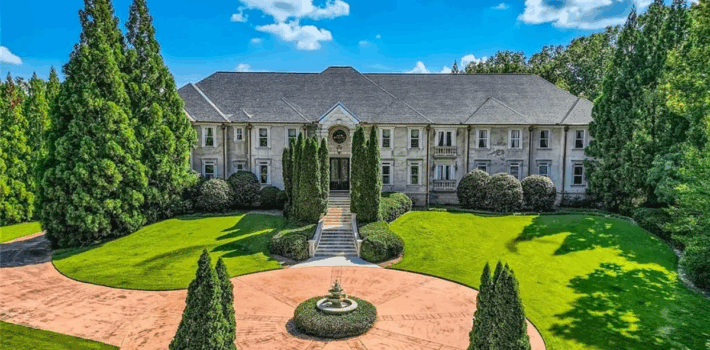 Tyler Perry former mansion on Cedar Grove Road in Fairburn, Georgia