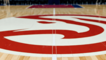 Atlanta Hawks basketball court