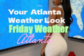 Friday wet weather forecast today in Atlanta
