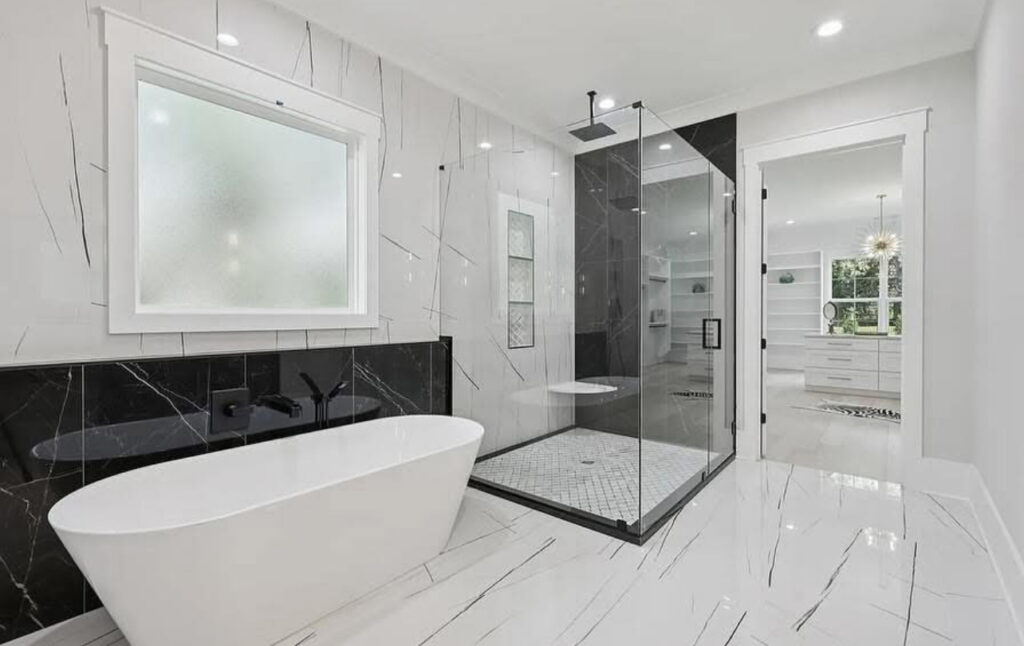 K. Michelle Atlanta home bathroom