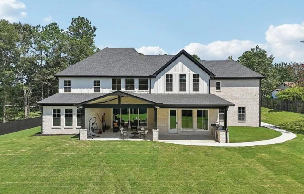 K. Michelle Atlanta home back exterior