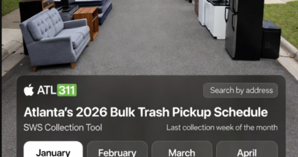 atlanta trash pickup schedule
