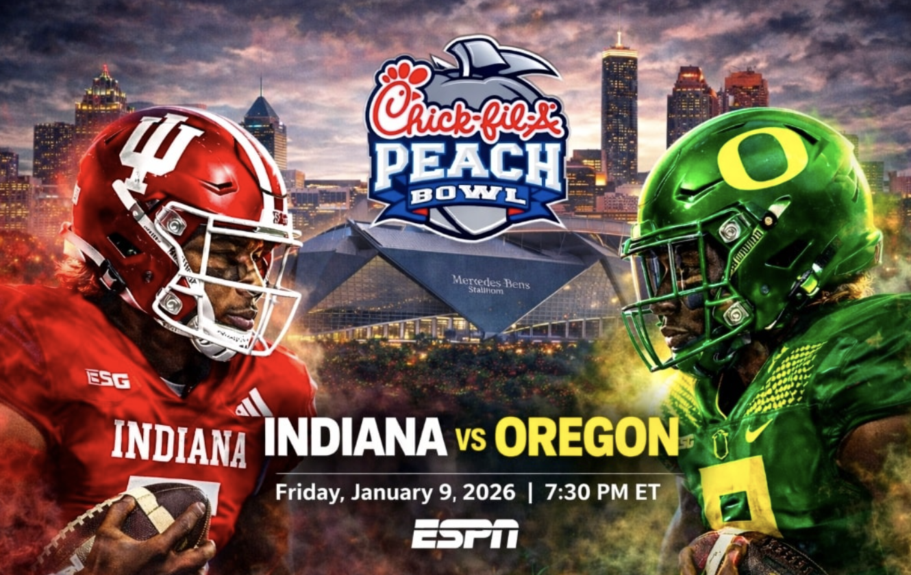 Chick-fil-A Peach Bowl 2026: Indiana Hoosiers vs. Oregon Ducks