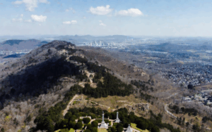 Suburban Atlanta highest peak