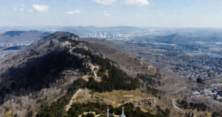 Suburban Atlanta highest peak